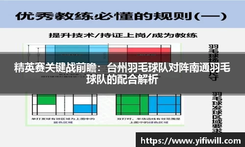 精英赛关键战前瞻：台州羽毛球队对阵南通羽毛球队的配合解析
